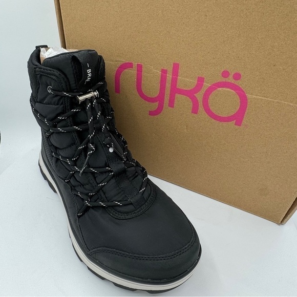 RYKA BRAE WINTER WOMENS BOOTS SIZE US 9.5M/EU 40.5  COLOR BLACK NWT - Picture 1 of 14